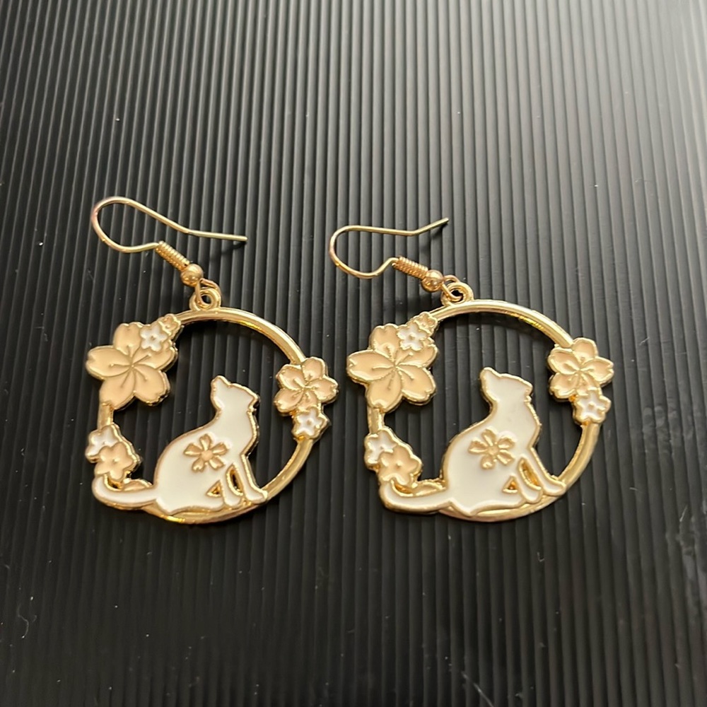 Cat Earrings